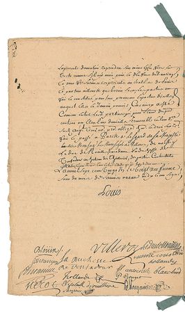 Lot #180 King Louis XV: Louis gives his approval to a noble marriage - Image 2