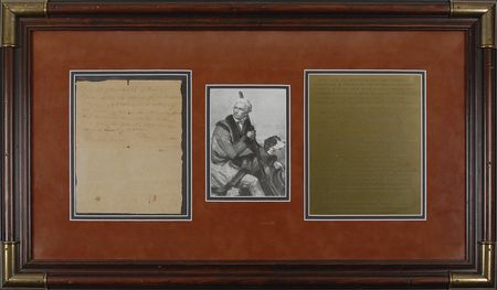 Lot #134 Daniel Boone: Excessively rare survey receipt from 1784?the year his legend took hold - Image 1