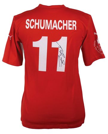 Lot #922 Michael Schumacher: Schumacher?s game-worn 2006 ?Spiel des Herzens? jersey - Image 2