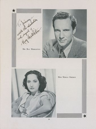 Lot #773 Hollywood Victory Caravan: 1942 Hollywood Victory Caravan program signed for Cagney - Image 3