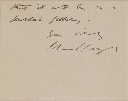 Lot #434 John Singer Sargent: “I am delighted that your bust was bought, and it is famous” - Image 3