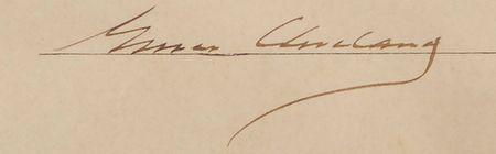 Lot #41 Grover Cleveland Signed Document - Image 2