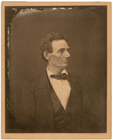 Lot #21 Abraham Lincoln: Magnificent late