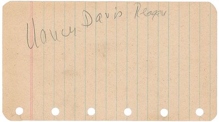 Lot #113 Ronald and Nancy Reagan Signatures - Image 2