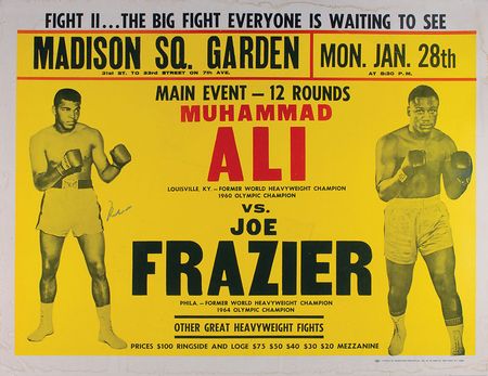 Lot #891 Muhammad Ali Fight Poster - Image 1