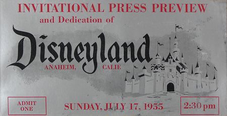 Lot #466 Disneyland Ticket - Image 1