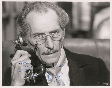 Lot #823 Peter Cushing Signed Photograph - Image 1