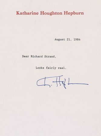 Lot #769 Katharine Hepburn - Image 2