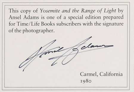 Lot #446 Ansel Adams Book and Postcard - Image 2