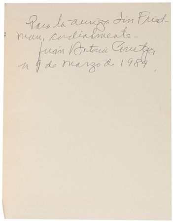 Lot #528 Juan Antonio Corretjer - Image 1