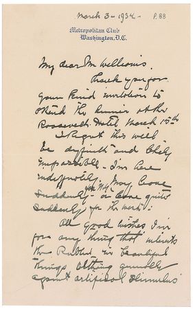 Lot #415 Gutzon Borglum: ?I?m for any thing that interests the Public in beautiful things? - Image 1