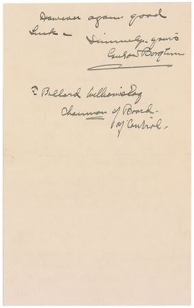Lot #415 Gutzon Borglum: ?I?m for any thing that interests the Public in beautiful things? - Image 2
