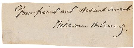 Lot #287 Daniel Webster and William Seward - Image 2