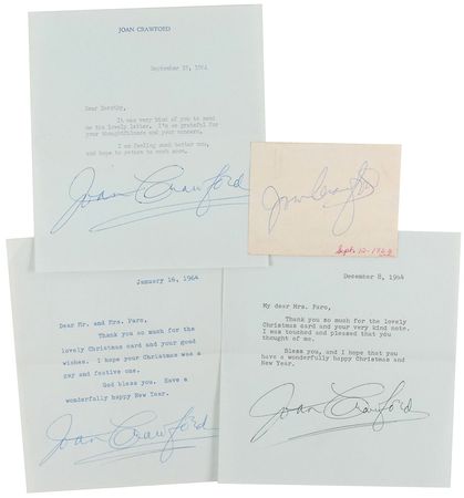 Lot #821 Joan Crawford Group Lot - Image 1