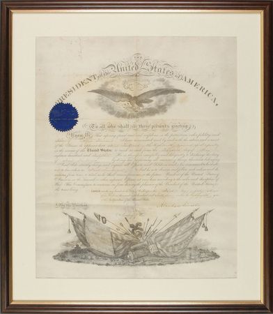 Lot #20 Abraham Lincoln: A gallant officer?s appointment in the Union?s 18th Infantry - Image 1
