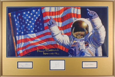 Lot #379 Apollo 11 and Alan Bean Signatures - Image 1
