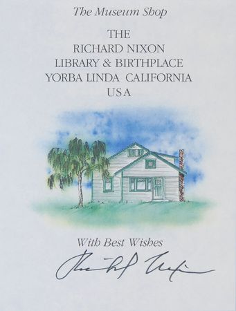 Lot #107 Richard and Pat Nixon - Image 1