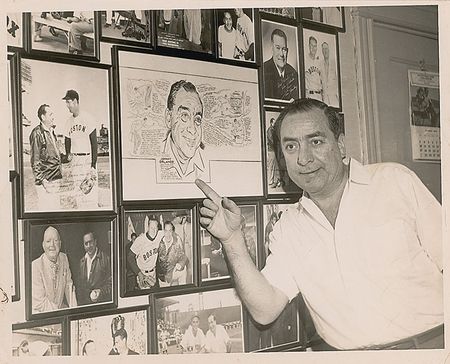 Lot #931 Tom Yawkey: Unique photo of the Red Sox owner inscribed to the clubhouse manager?from Ted Williams?s estate - Image 2