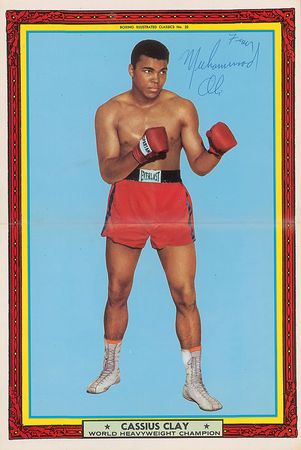 Lot #893 Muhammad Ali Magazine Poster - Image 1