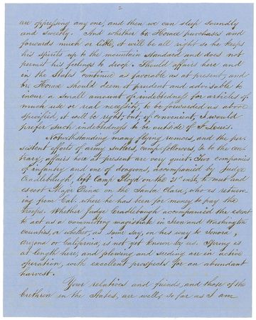 Lot #223 Brigham Young: Remaining “your Brother in the Gospel,” the Mormon leader begins to establish the important ‘Church Train’ system - Image 2