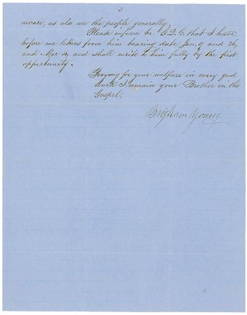 Lot #223 Brigham Young: Remaining “your Brother in the Gospel,” the Mormon leader begins to establish the important ‘Church Train’ system - Image 3