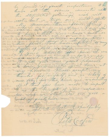 Lot #144 Peter Cooper: America’s premiere 19th-century innovator seeks to clean up New York’s waterworks - Image 3