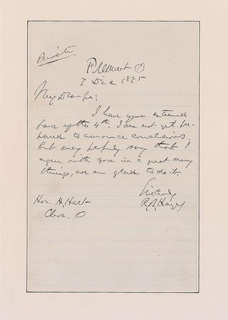 Lot #36 Rutherford B. Hayes Handwritten Letter