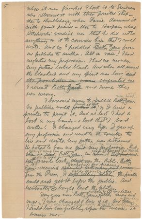 Lot #495 Zane Grey: Amazing manuscript exploring his boyhood adventures and self-published first book - Image 5