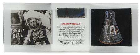 Lot #391 Liberty Bell 7 Flown Film - Image 1