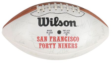 Lot #991 San Francisco 49ers Football - Image 1