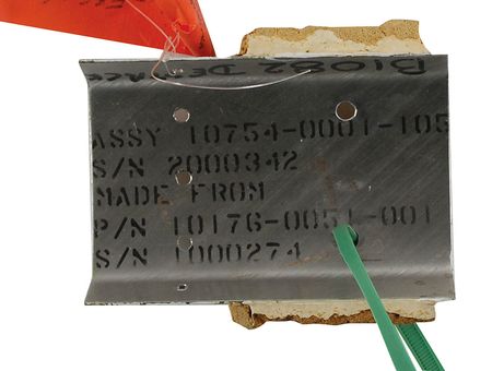 Lot #384 ET/SRB Strut Firing Line Cover SRB Strut Firing Line Cover - Image 2