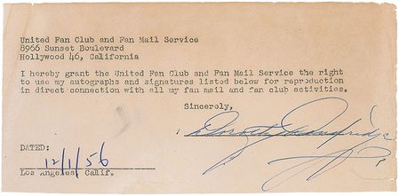 Lot #986 Dorothy Dandridge - Image 1
