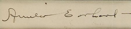 Lot #345 Amelia Earhart Signature and Fabric Swatch - Image 2
