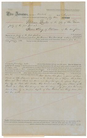 Lot #183 James King of William Signed Document - Image 2