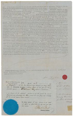 Lot #183 James King of William Signed Document - Image 3