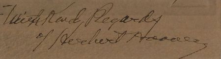 Lot #101 Herbert Hoover Signature - Image 2