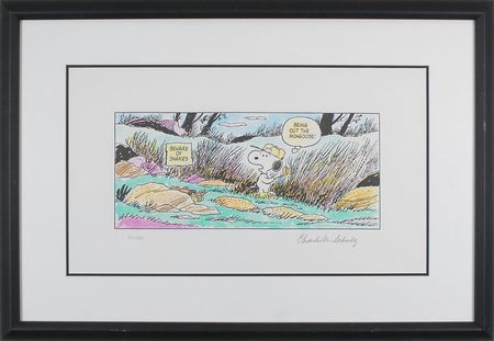 Lot #476 Charles Schulz Lithograph - Image 1