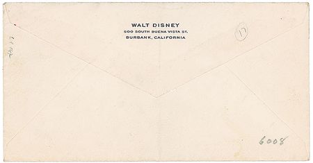 Lot #464 Walt Disney: “Some time ago, our Story Department did research on the possibility of doing a picture based on Tesla’s life, but no story-line ever developed” - Image 3