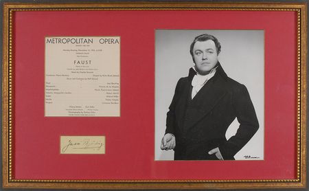 Lot #560 Jussi Bjorling Signature - Image 1