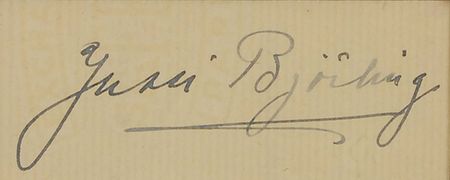 Lot #560 Jussi Bjorling Signature - Image 2