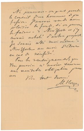 Lot #499 Alexander Herzen: Rare letter from the father of Russian socialism - Image 2