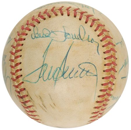 Lot #943 Baseball: National League All-Stars Baseball - Image 4