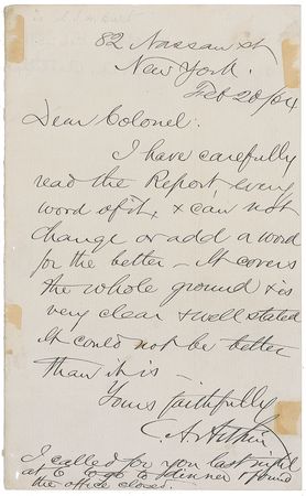 Lot #40 Chester A. Arthur: Uncommon Civil