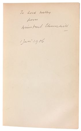 Lot #141 Winston Churchill: Presenting a copy of his well-written biography of his father, Lord Randolph Churchill - Image 1