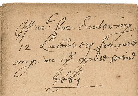 Lot #505 Samuel Pepys Signed Document - Image 2