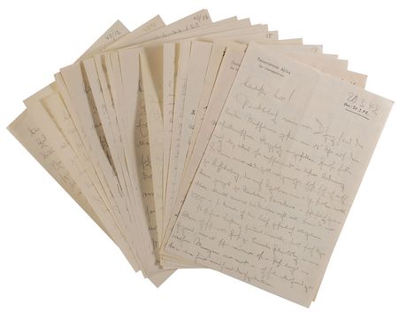 Lot #320 Erwin Rommel: Amazing archive of dozens of Rommel?s letters home during WWII: ?In Russia the advance is proceeding exceptionally well and probably this empire will collapse within a few weeks. Then, England, watch out!? - Image 11