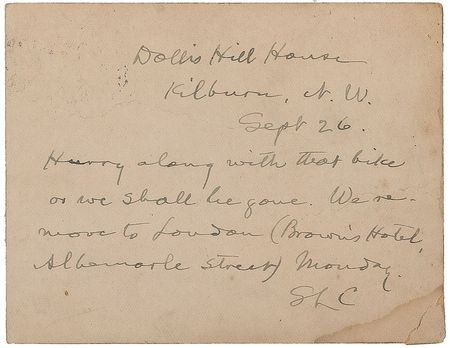 Lot #485 Samuel L. Clemens Signed Note - Image 1