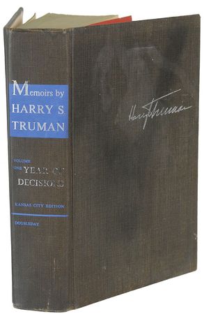 Lot #69 Harry S. Truman: “Comrade Harry S. Truman” presents his memoirs - Image 2