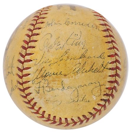 Lot #945 Brooklyn Dodgers: 1945 Baseball - Image 1