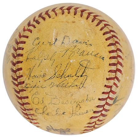 Lot #945 Brooklyn Dodgers: 1945 Baseball - Image 4